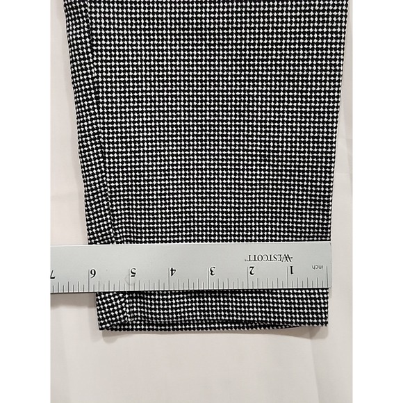 Calvin Klein Pants Womens Size 10, Black/White Dotted, 4 Pocket, Belt Loops - Picture 8 of 10